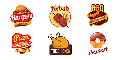 Food and Drinks Logo PNG Vector