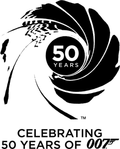 007 50th Anniversary Logo Vector