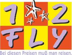 1-2-Fly Logo Vector