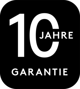 10 Jahre Garantie Badge Logo PNG Vector