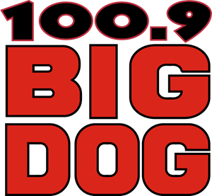 100.9 Big Dog Logo PNG Vector