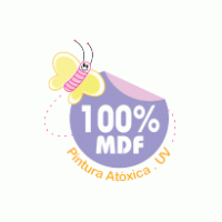 100% MDF Logo Vector