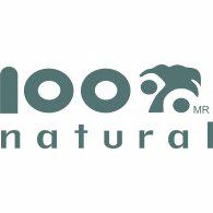 100% Natural Logo Vector