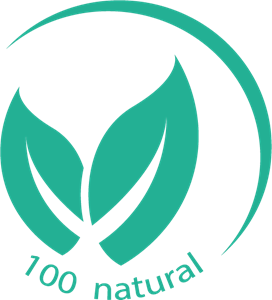 100 Percent Natural Logo PNG Vector