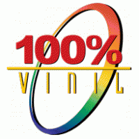 100% Vinil Logo Vector