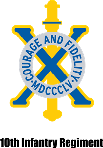 10th Infantry Regiment Logo PNG Vector