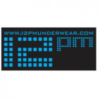 12 PM Underwear Logo PNG Vector