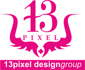 13 pixel Logo Vector