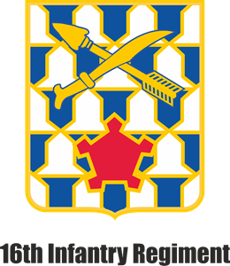 16th Infantry Logo PNG Vector