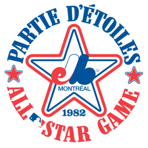 1982 MLB All Star Game (Montreal Expos) Logo PNG Vector