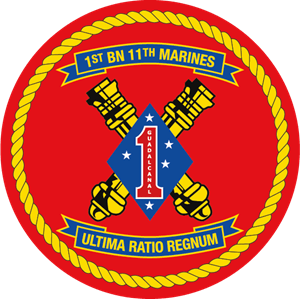1st Battalion 11th Marine Regiment USMC Logo Vector