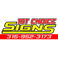 1st Choice Signs Logo Vector