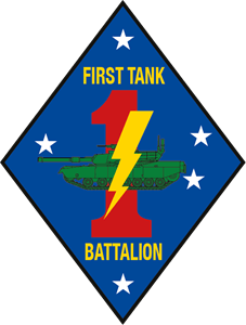 1st Tank Battalion USMC Logo PNG Vector