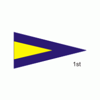 1st Flag Logo Vector