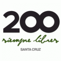 200 Años Bicentenario Santa Cruz Logo Vector