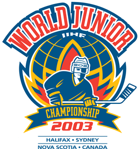 2003 IIHF World Junior Championship Logo PNG Vector