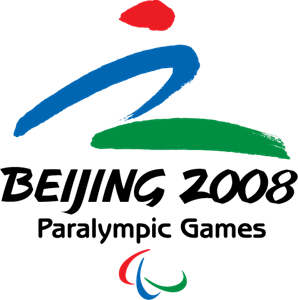 2008 Summer Paralympics w/2022 Wordmark Logo PNG Vector