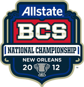 2012 AllState BCS National Championship Logo PNG Vector