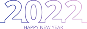 2022 Happy New Year Logo PNG Vector