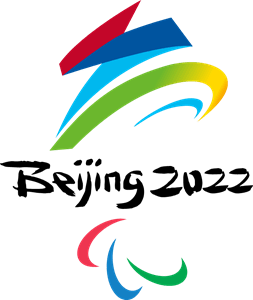 2022 Winter Paralympics w/ '08 Olympics Wordmark Logo PNG Vector