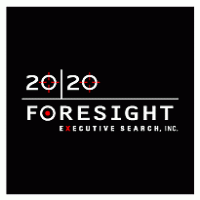 20/20 Foresight Executive Search Logo Vector