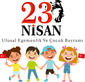 23 Nisan Ulusal Egemenlik ve Çocuk Bayramı Logo PNG Vector