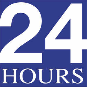 24 Hours Logo PNG Vector