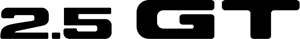 2.5 GT Logo PNG Vector