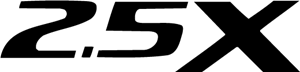 2.5 X Forester Logo Vector