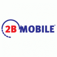 2B Mobile Logo PNG Vector