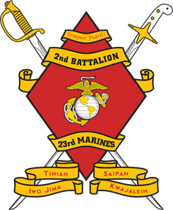2nd Battalion 23rd Marine Regiment USMCR Logo PNG Vector