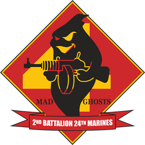 2nd Battalion 24th Marine Regiment USMCR Logo PNG Vector