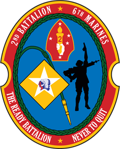 2nd Battalion 6th Marine Regiment USMC Logo PNG Vector