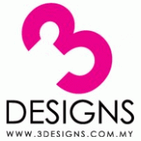 3 Designs Logo PNG Vector