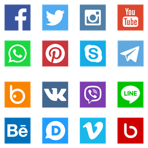 30 Social Networks Logo PNG Vector