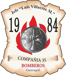 35 Cia Jefe Luis Villacres Logo Vector