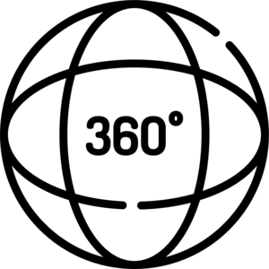 360 Degree Logo PNG Vector