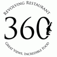 360 Revolving Restaurant Logo PNG Vector