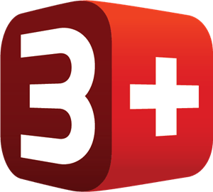 3 Plus TV Network AG Logo Vector