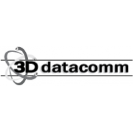 3D datacomm Logo Vector