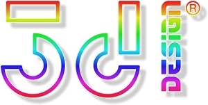 3D Design Logo PNG Vector