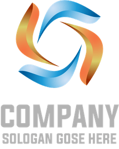 3d Modern Company Logo PNG Vector