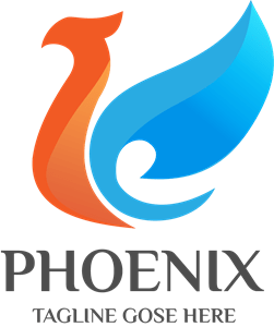 3d Phoenix Logo PNG Vector