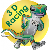 3D Racing Logo PNG Vector