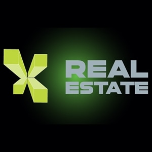 3D Top View Building Real Estate Logo Vector