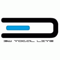 3D Vocal Live Logo PNG Vector