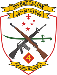 3rd Battalion 23rd Marine Regiment USMCR Logo PNG Vector