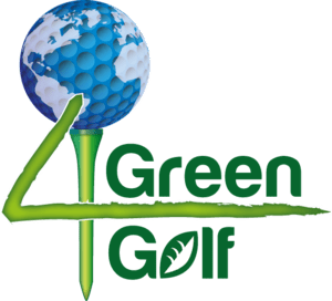 4 Green Golf Logo PNG Vector