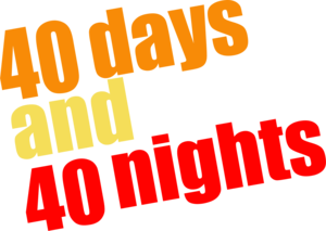 40 Days and 40 Nights Logo PNG Vector