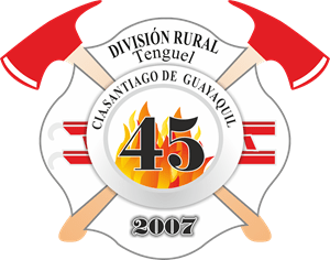 45 Cia Santiago de Guayaquil,Tenguel Logo Vector